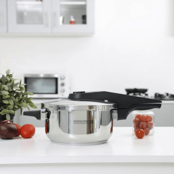 4L Asan Stainless Steel Induction Pressure Cooker |Easy Lock Lid - Souk Al RasPressure Cookers & Canners