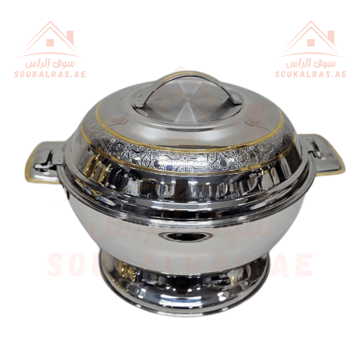 4L Insulated Thermal Hot Pot | Premium Stainless Steel Design | Keeps Food Warm | Made in India - Souk Al RasHot Pot & Casserole