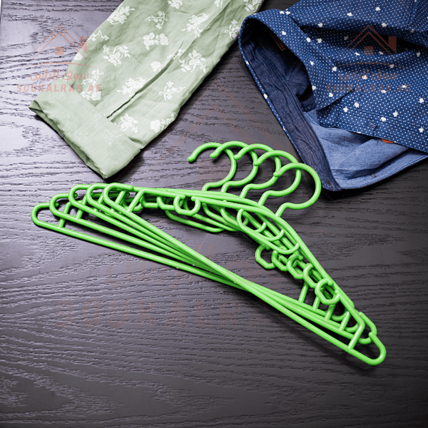 5 PCS Plastic Cloth Hanger Set - Souk Al RasHousehold