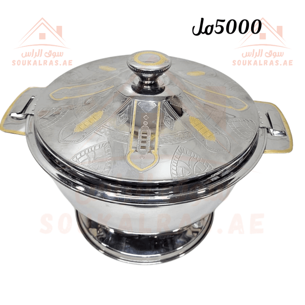 5000 ML Insulated Thermal Hot Pot - Premium Stainless Steel Design | Keeps Food Warm for Hours|Made in India - Souk Al Ras