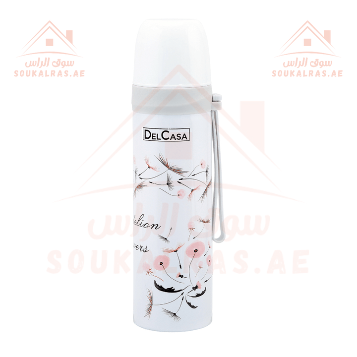 500ml Vacuum Flask - Double Wall Stainless Steel, Hot & Cold Insulation - Souk Al RasWater Bottles