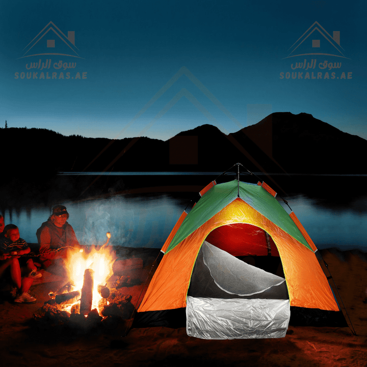 6 Person Season Tent - Waterproof & Portable - Souk Al Rascamping