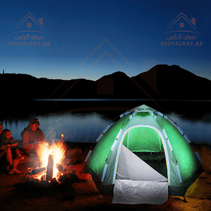 6 Person Season Tent - Waterproof & Portable - Souk Al Rascamping