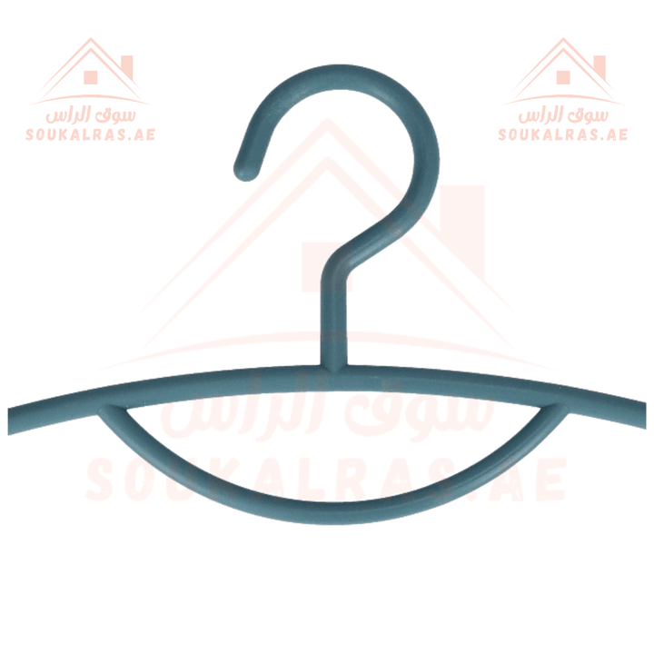 6 - Piece Plastic Durable Non - Slip Cloth Hanger Set - Green - Souk Al RasHousehold