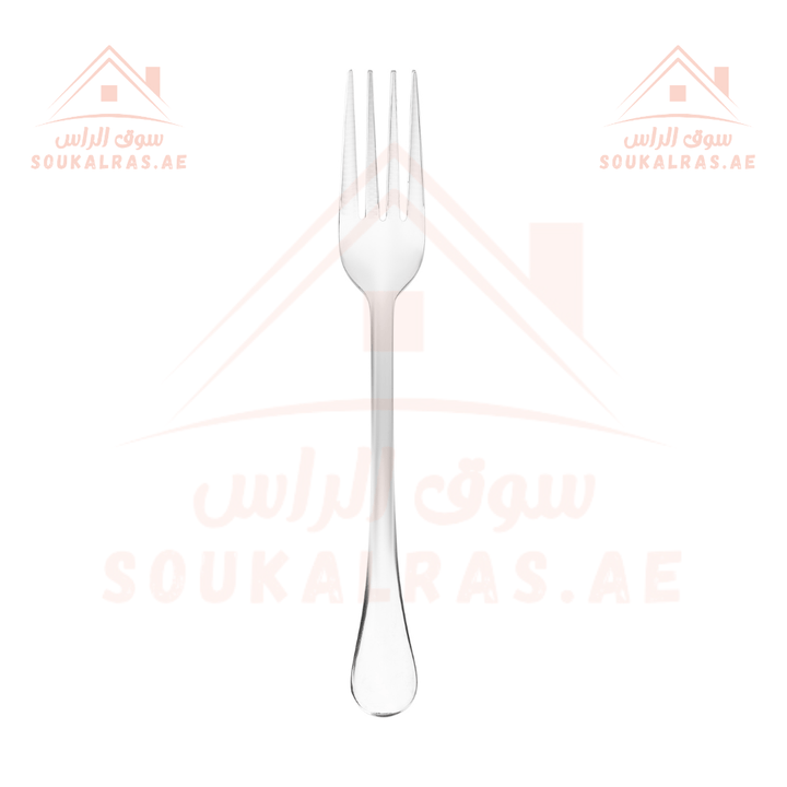 6 - Piece Stainless Steel Dinner Fork Set | Mirror Polished & Durable - Souk Al RasCutlery & Flatware