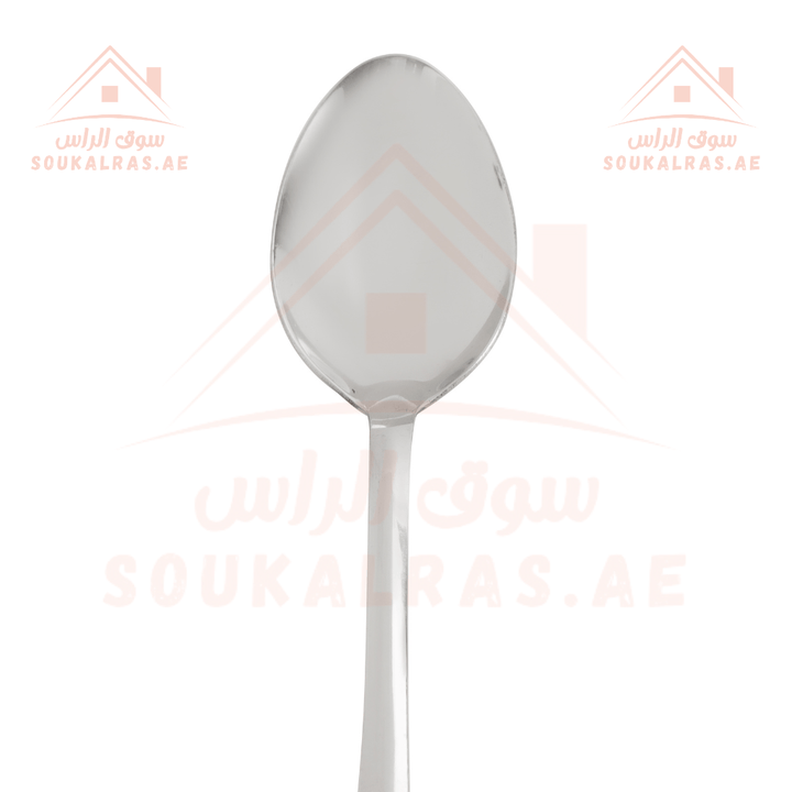 6 - Piece Stainless Steel Dinner Spoon Set | Mirror Polished & Dishwasher Safe - Souk Al RasCutlery & Flatware