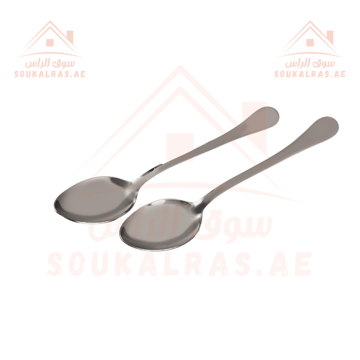 6 - Piece Stainless Steel Dinner Spoon Set | Mirror Polished & Dishwasher Safe - Souk Al RasCutlery & Flatware