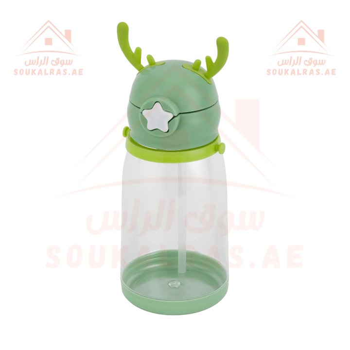 600 ML Water Bottle High - Quality Materia - large Capacity - Souk Al RasWater Bottles