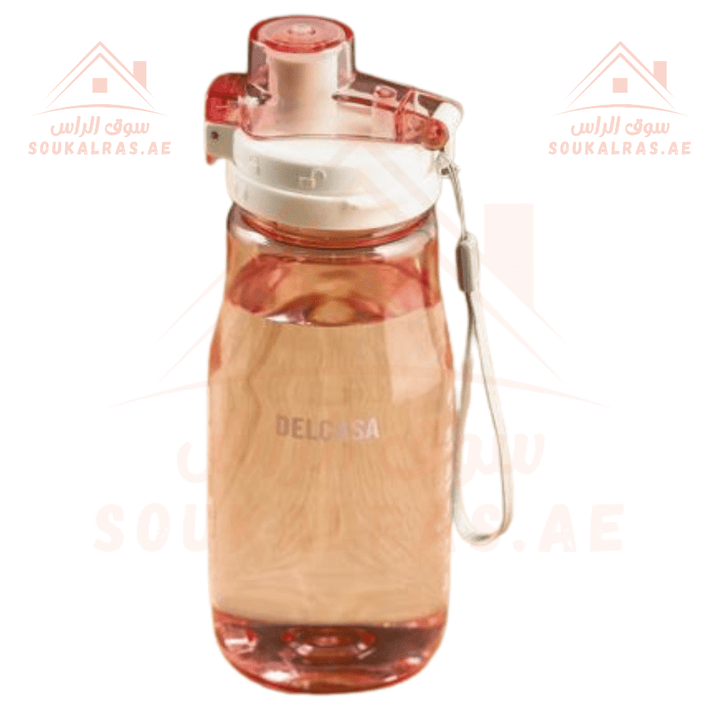 680ml Plastic Water Bottle with Wrist Strap - Compact & Leak - Proof - Souk Al RasWater Bottles