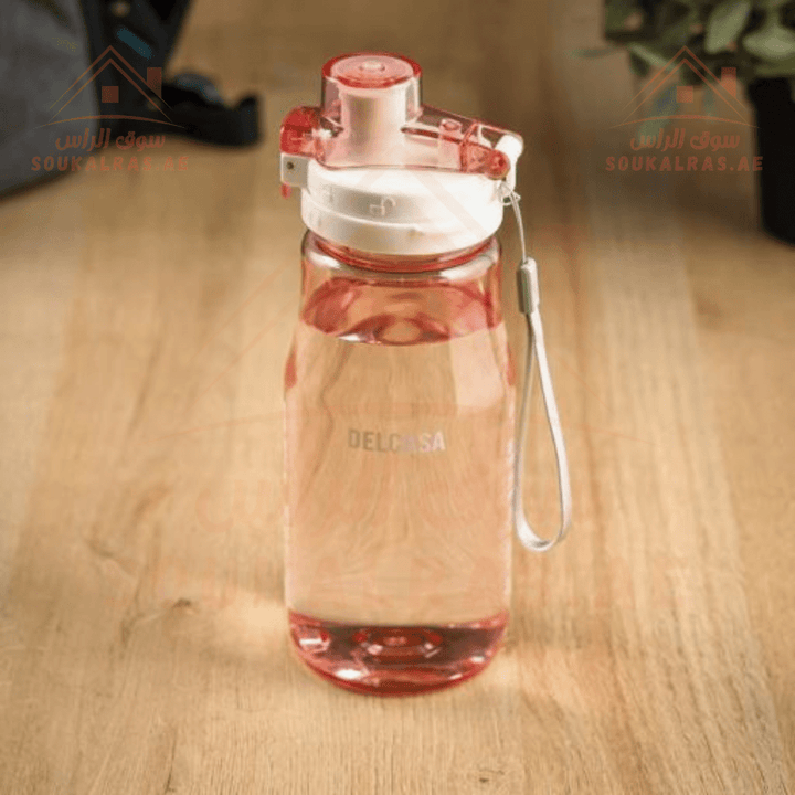 680ml Plastic Water Bottle with Wrist Strap - Compact & Leak - Proof - Souk Al RasWater Bottles