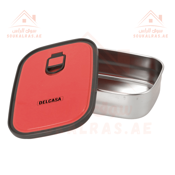 680ml Rectangular Stainless Steel Food Container - Leak - Proof & Airtight - Souk Al RasKitchen Storage & Organizers