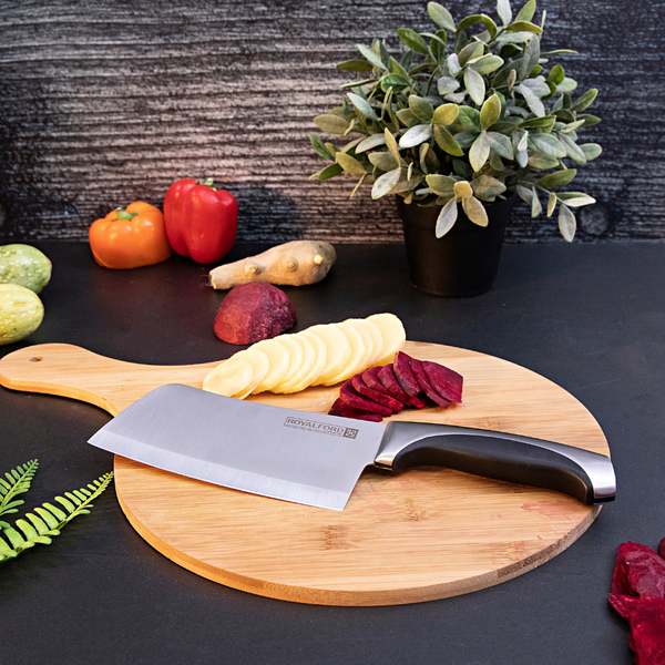 6 Cleaver Knife - Razor Sharp Meat Cleaver Stainless Steel Vegetable Kitchen Knife