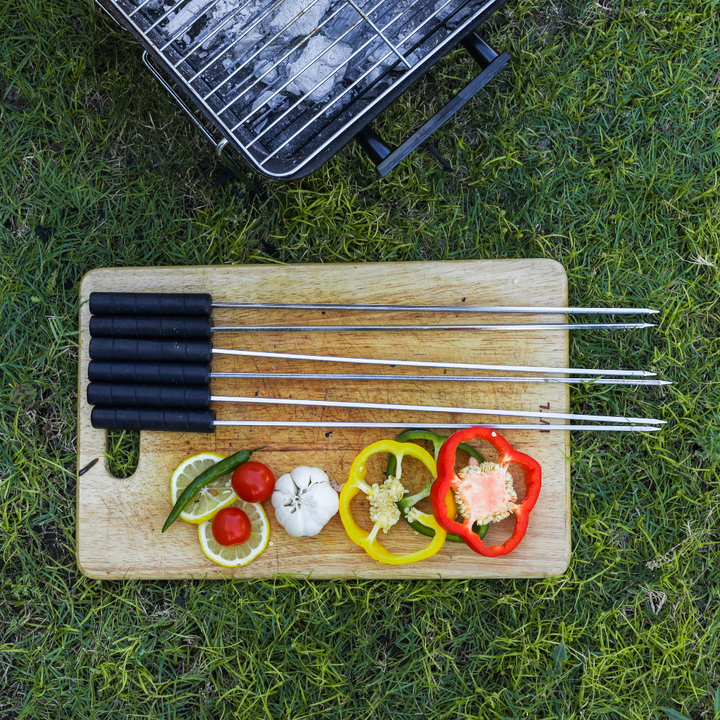 6Pcs BBQ Skewer - High-Quality Stainless Steel