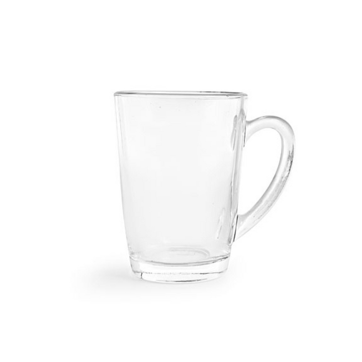 6 Pieces Glass Cup, 150 ml - Transparent Glass Cups