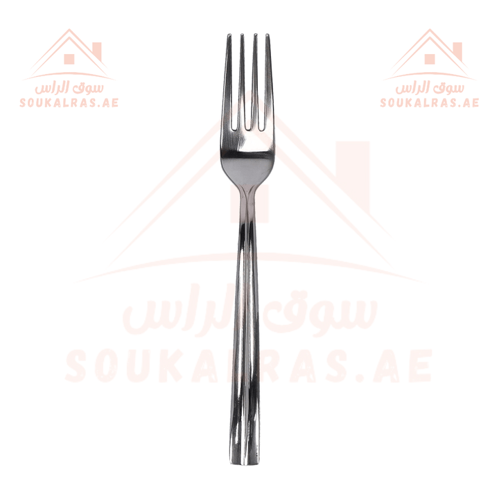 6Pc Stainless Steel Table Fork Set - 19.5cm - Souk Al RasSpoons & Forks