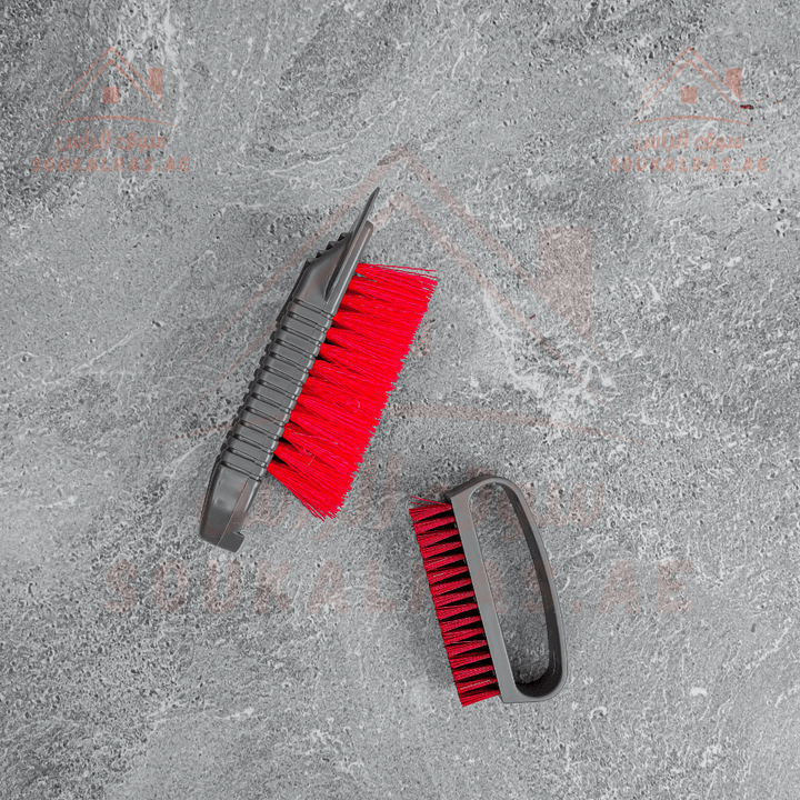 6Pcs Floor Cleaning Set With Dust Pan, Hard Brush, Soft Brush, Cleaning Brush, Squeegee - Souk Al RasHousehold Cleaning Supplies