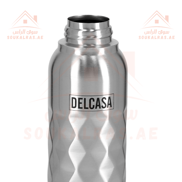 750ml Stainless Steel Water Bottle | Double Wall Insulation for Hot & Cold Drinks - Souk Al RasWater Bottles