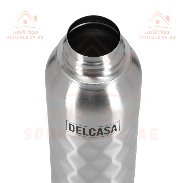 750ml Stainless Steel Water Bottle | Double Wall Insulation for Hot & Cold Drinks - Souk Al RasWater Bottles