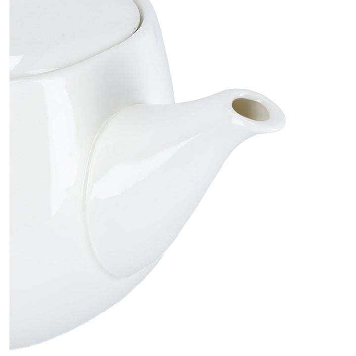 830ml Tea Pot - Coffee/Tea Pot White - Heavy - Duty Durable Material - Souk Al RasCookware