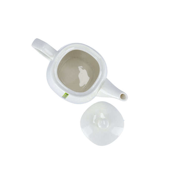 830ml Tea Pot - Coffee/Tea Pot White - Heavy - Duty Durable Material - Souk Al RasCookware