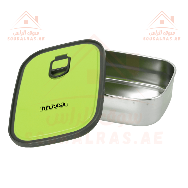 900ml Rectangular Stainless Steel Food Container - Leak - Proof & Airtight - Souk Al RasKitchen Storage & Organizers