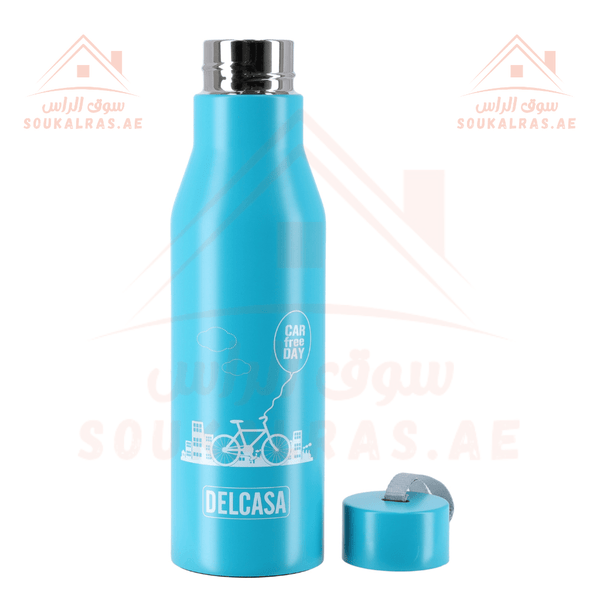 950ml Stainless Steel Vacuum Bottle - Double Wall Insulation - Souk Al RasWater Bottles