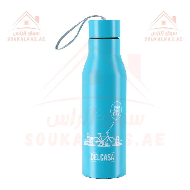 950ml Stainless Steel Vacuum Bottle - Double Wall Insulation - Souk Al RasWater Bottles