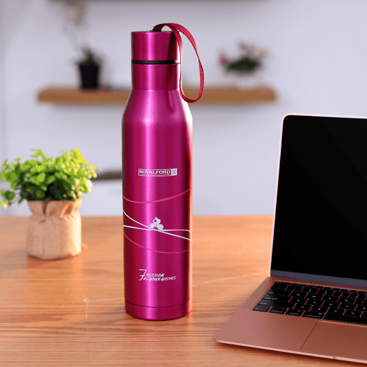 950ml Stainless Steel Vacuum Bottle | Pink Vacuum Flask | Keeps heat for hours | Hight Quality - Souk Al RasVacuum Flasks and Thermos