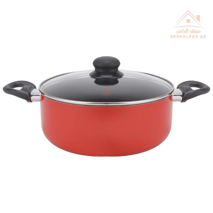 9Pcs Non - Stick Cookware Set - Durable, Scratch Resistant and Heat Resistant - Souk Al RasCookware Sets