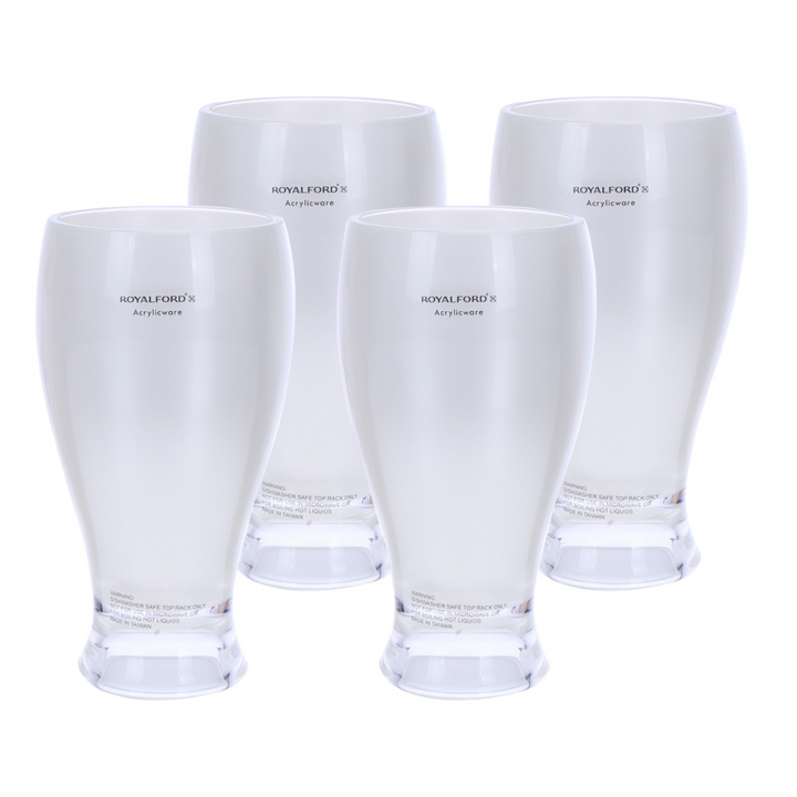 Acrylic Glass 4Pcs Set - Water Cup Drinking Glass 400ml