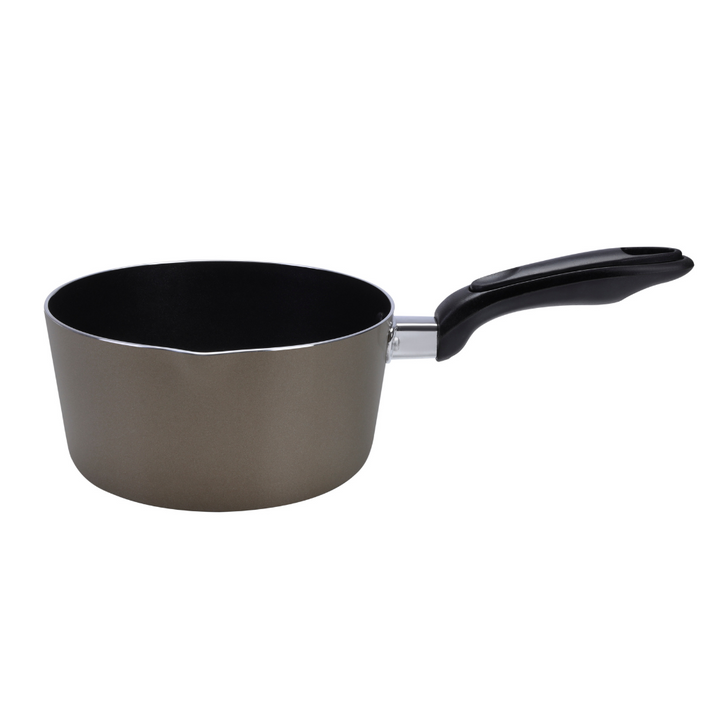 Aluminium Milk Pan, 18cm Non-Stick Pan with Handle