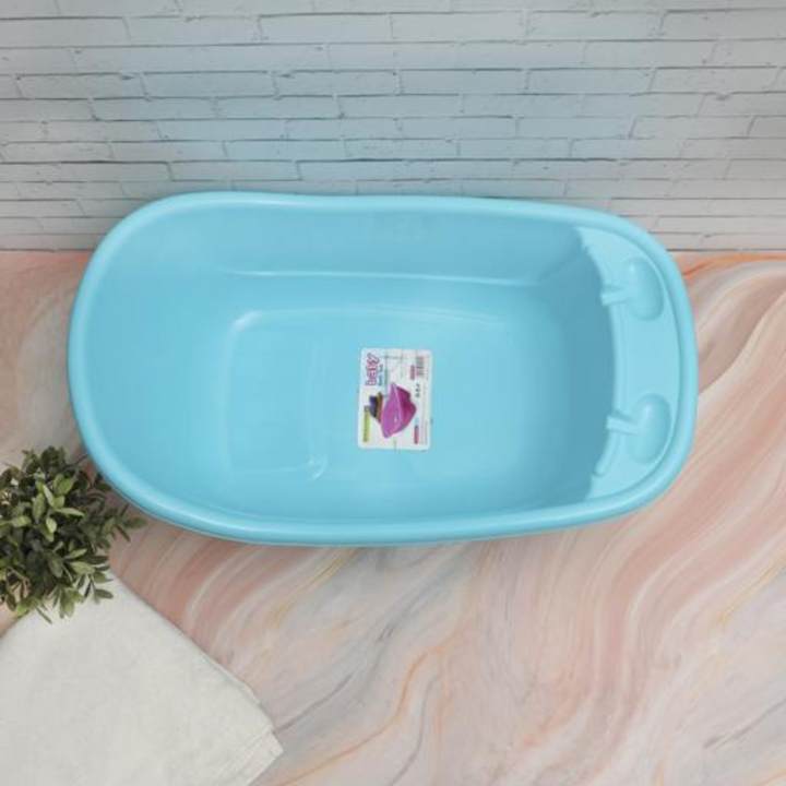 Baby Bath Tub - Good Quality Plastic - Ergonomic & Spacious - Lightweight