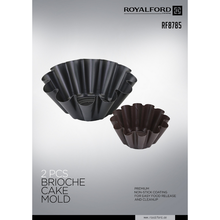 Brioche Cake Mold Set - Premium Non-Stick Coating