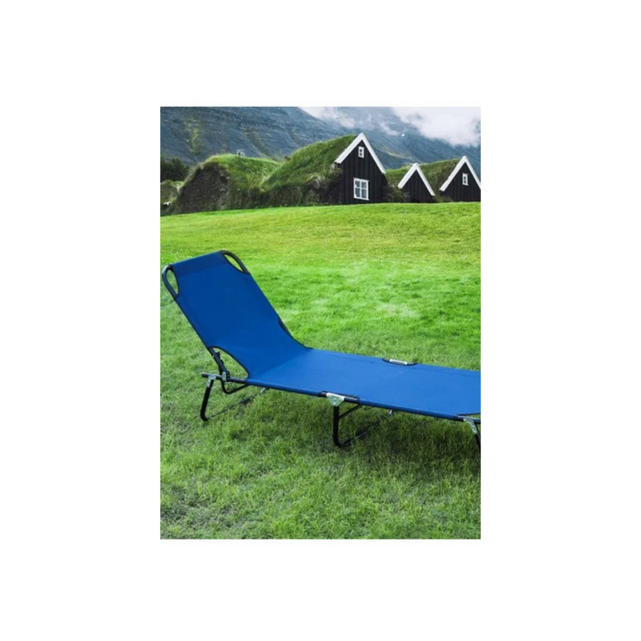 Campmate Beach Bed- Portable, Compact And Foldable - Blue