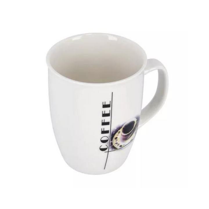 Ceramic Mug - Premium Quality and Heat Resistant Handle 12Oz