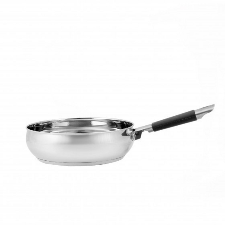 Cookware Set of 7 - Highly Durable Design - PFOA Free - Silver Stainless Steel