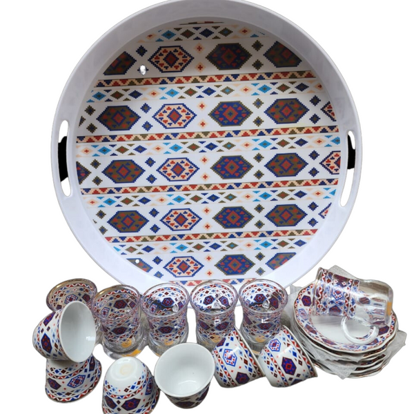 Deluxe Arabic-Patterned Camping Dining Set