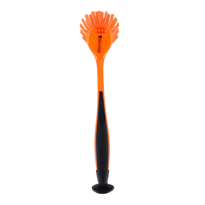 Dish Brush - Best Scratch-Free Cleaning Tool - Orange Kitchen Brush