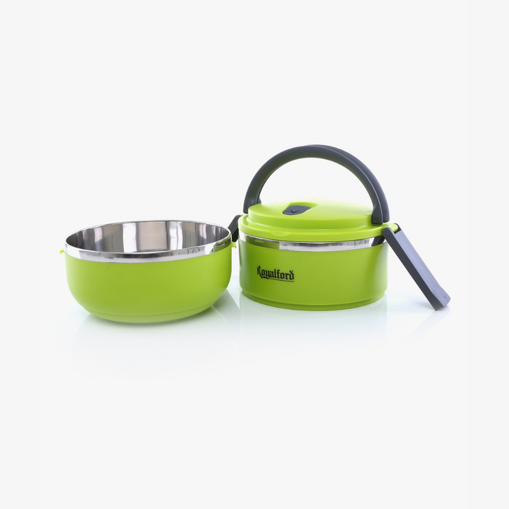 Double Layer Lunch Box - Green - High-Quality Lunch Box