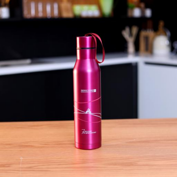 Double Wall Stainless Steel Vacuum Bottle - Pink Vacuum Flask 950ml