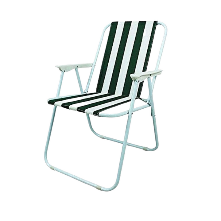 Durable Camping Foldable Beach Chair - High Load-Bearing Capacity