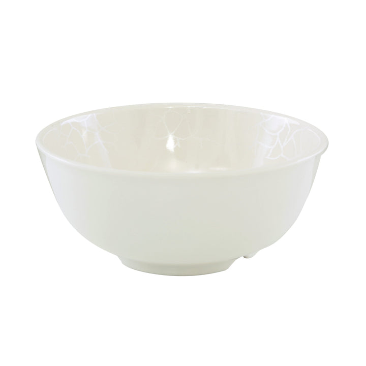 Elegant Melamine Ware Bowl - White Pearl 9cm