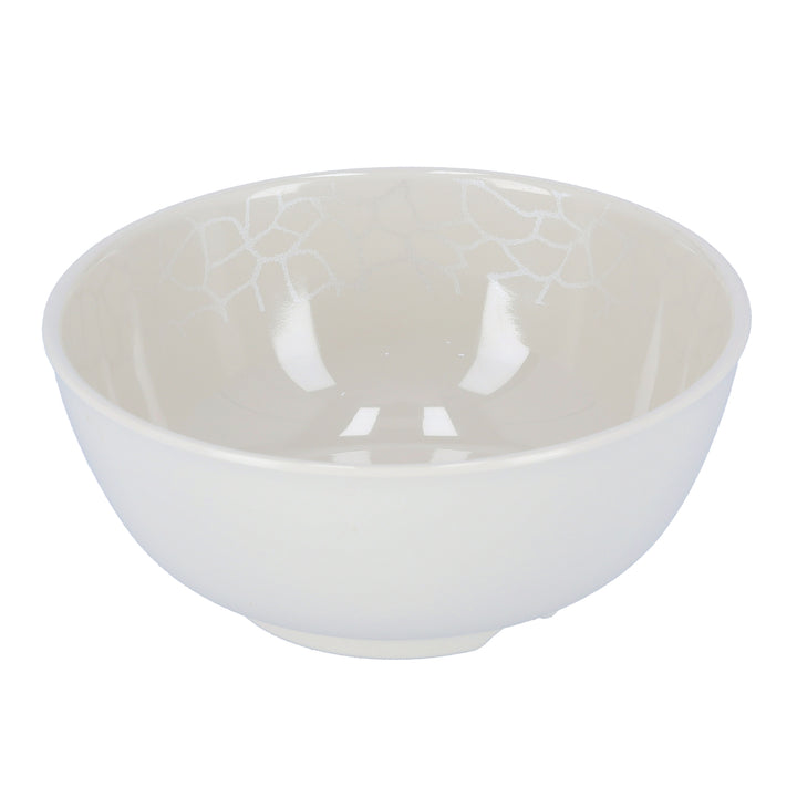 Elegant Melamine Ware Bowl - White Pearl 9cm