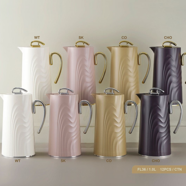Vacuum Flask Set UAE Coffee and Tea Thermos High Retention Flasks AL MUZNA Flasks Online Quality Beverage Containers