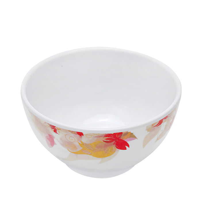 Flower Carnival Melamine Ware Rice Bowl - White 9cm