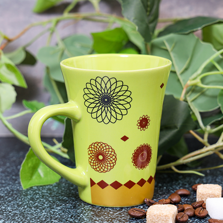 Flower Coffee Mug - Porcelain Mug 27cm