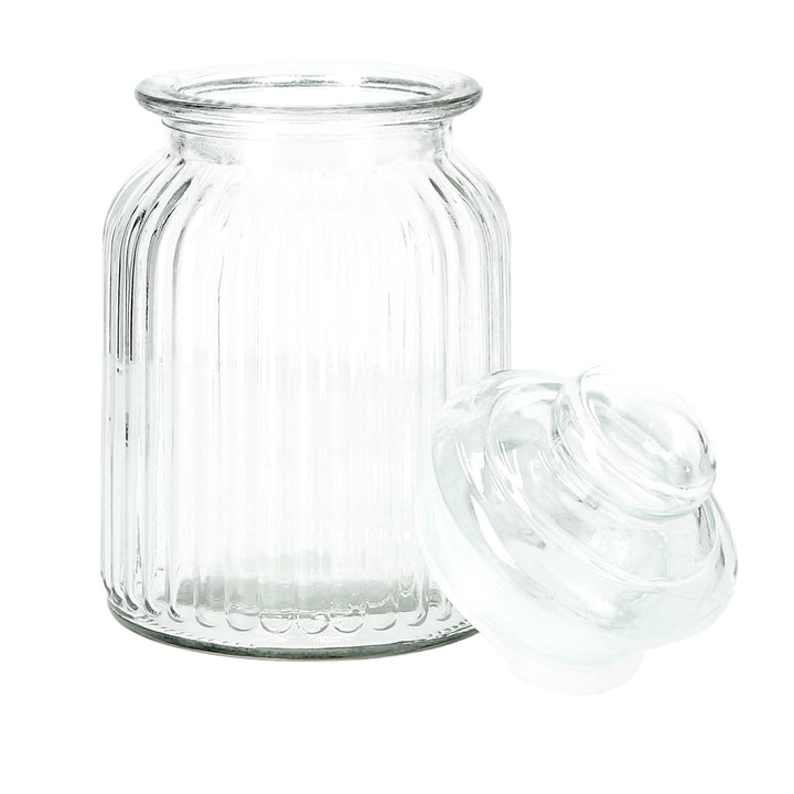 Glass Air Proof Cookie Jar - Premium Quality 1L