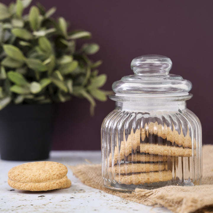 Glass Air Proof Cookie Jar 650ML