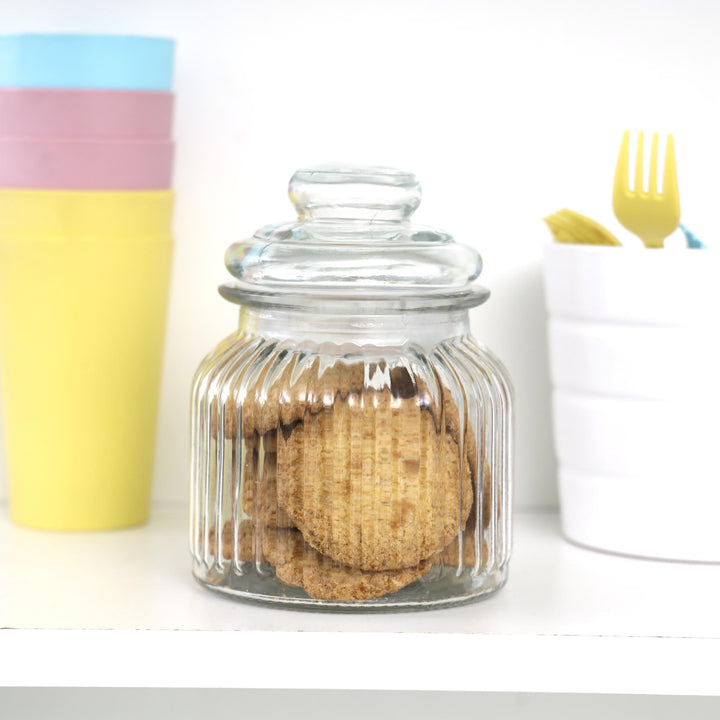 Glass Air Proof Cookie Jar 650ML