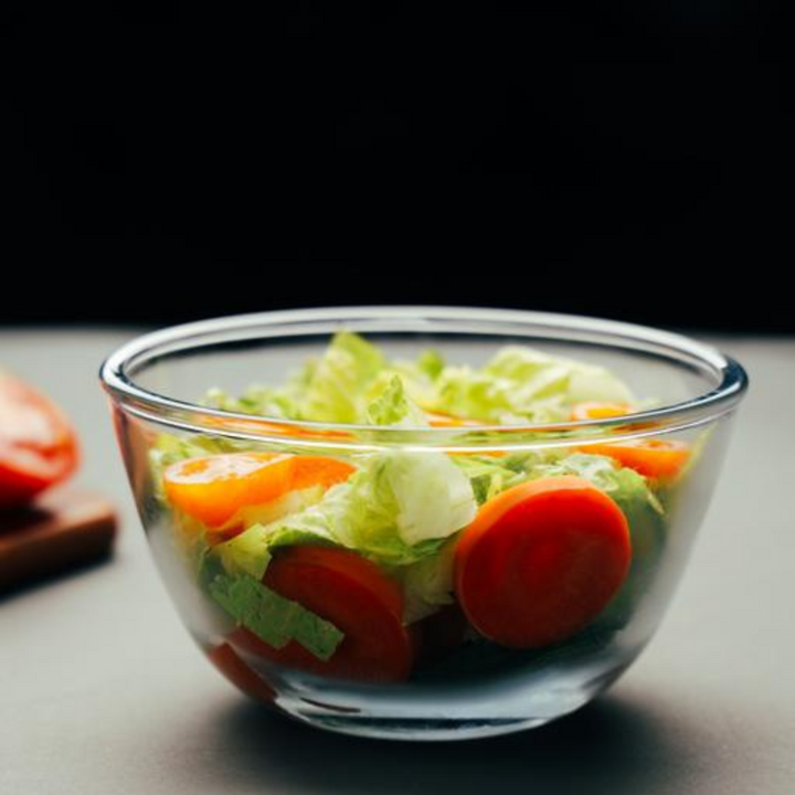 Glass Mixing Bowl - Deep, Thick Bowl 